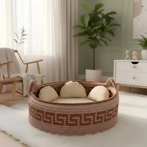 Cesto Moisés Redondo 80cm Diâmetro para Bebê