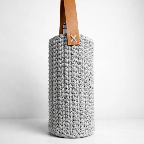 Wine Bag Porta Garrafa De Vinho Em Crochê