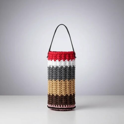Wine Bag Porta Garrafa De Vinho Em Crochê