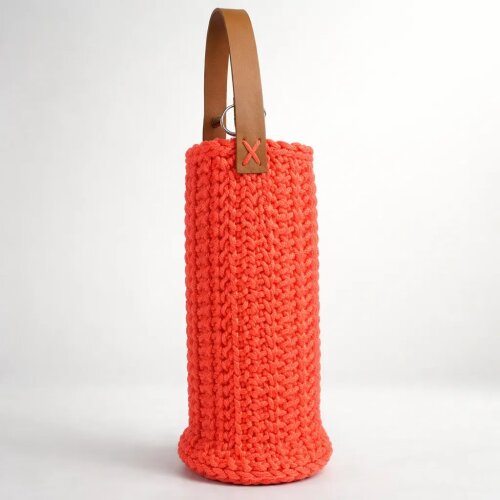Wine Bag Porta Garrafa De Vinho Em Crochê