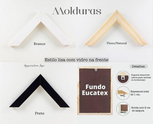 Kit Quadros Infantil Rosê Arco Íris Corações Nome Floral A3
