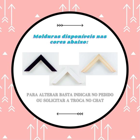 Quadros Decoração Infantil Astronauta Foguete e Planetas A4