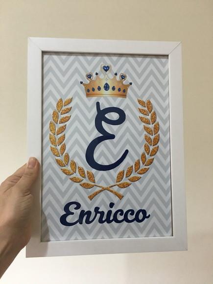 Quadros Infantil Menino Caminhão Trator Nome Personalizado