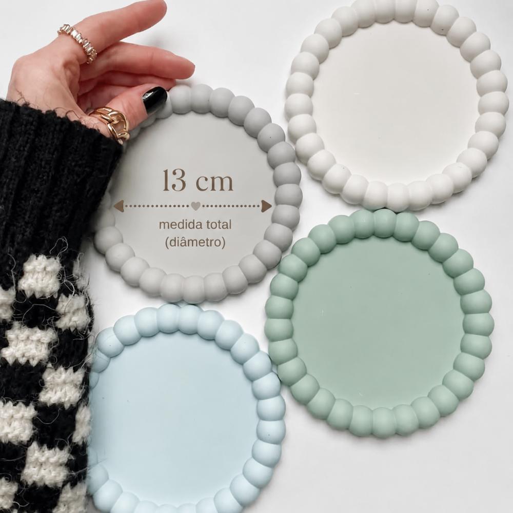 Bandeja Decorativa em Cimento - Bubble 13 cm