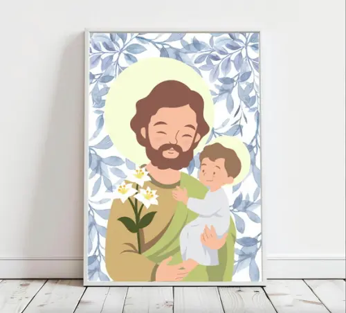 Quadro Infantil São José A3