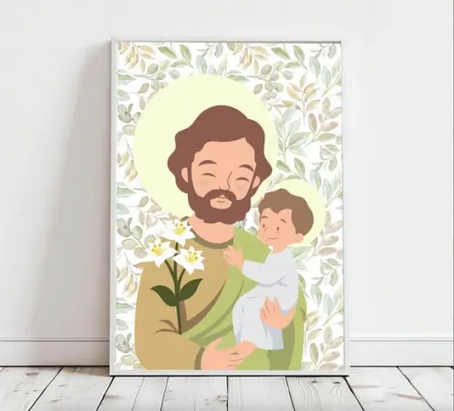 Quadro Infantil São José A3