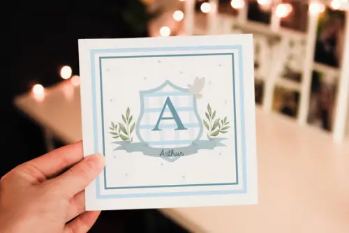 Quadros Infantil Oração Anjo da Guarda e Nome Personalizado