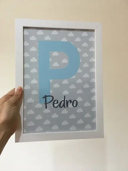 Quadros Infantil Sonhe Alto Balão Avião e Mapa Mundi