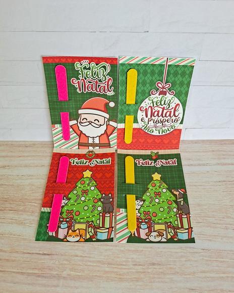 Card com Mini Lixa de Natal - Mimo para Cliente