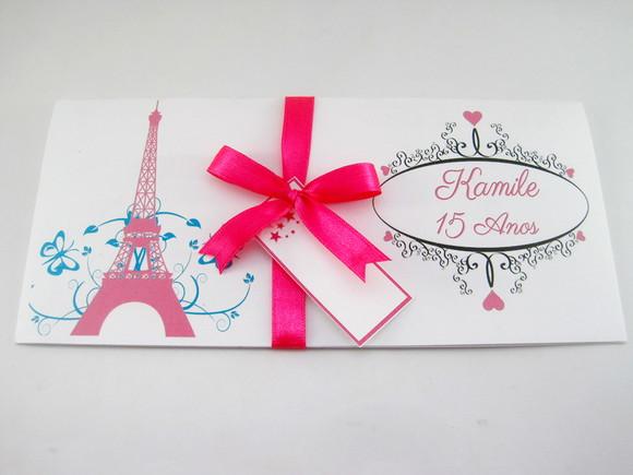 Convite 15 Anos - Paris