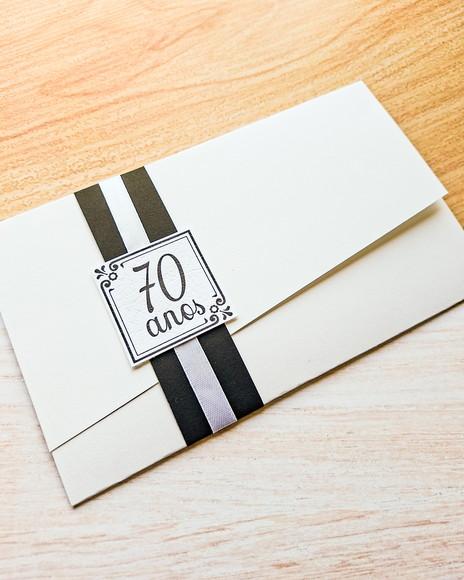 Convite de Aniversário Adulto - Grande