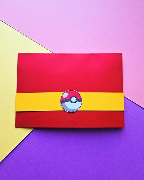 Convite de Aniversário Infantil Pokemon