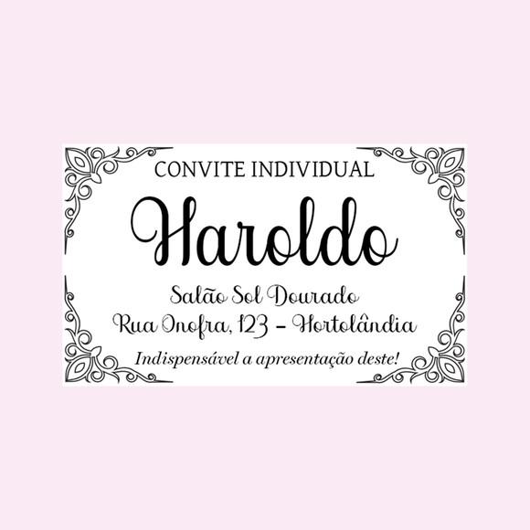 Convite Individual