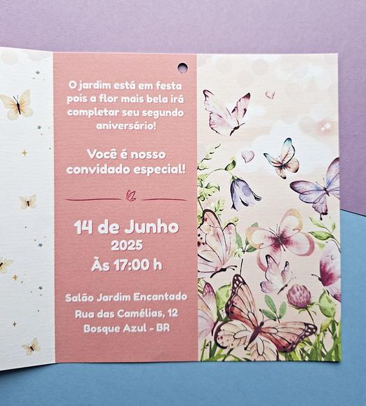 Convite Jardim das Borboletas