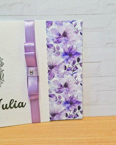 Convite Roxo Debutante 15 Anos