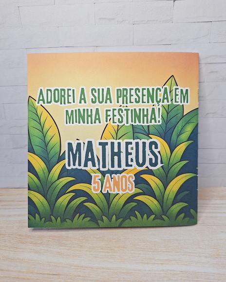 Livrinho de Colorir com Giz de Cera - Lembrancinha de Festa