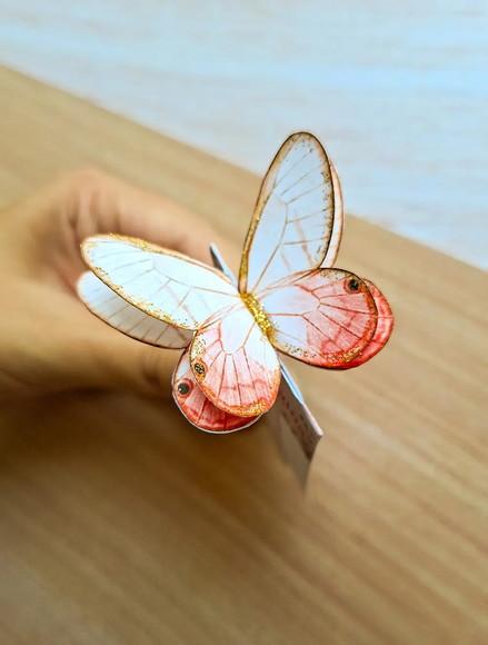 Marca Página Borboleta 3d - Dia das Mães