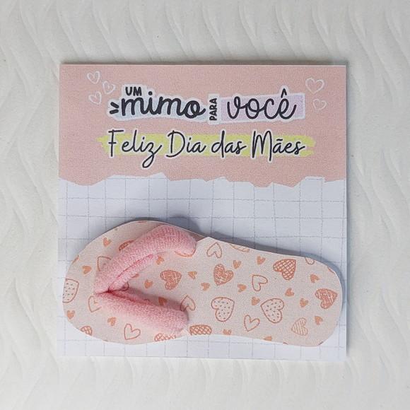 Tag Chinelinho com Xuxinha - Mimo Dia das Mães