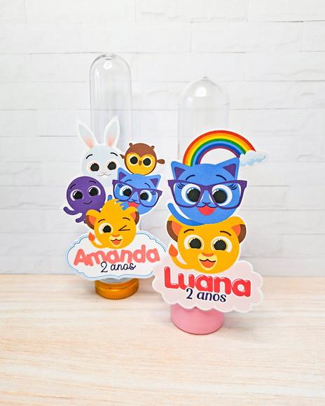 Tubetes Personalizados com Tags Temáticas