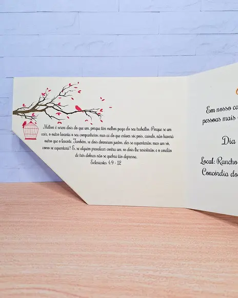 Convite Casamento Pequeno