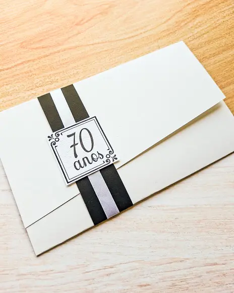 Convite de Aniversário Adulto - Grande