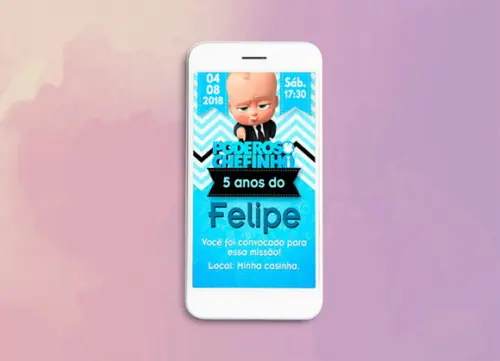 Convite Digital Tema Personalizado
