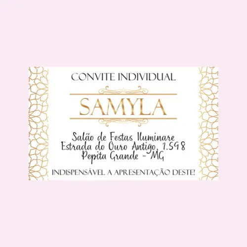 Convite Individual