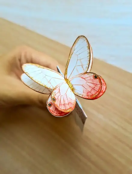 Marca Página Borboleta 3d - Dia das Mães