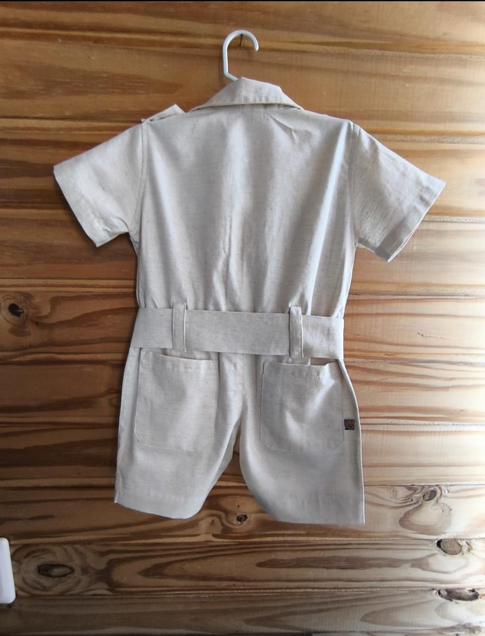 🌿✨ Macacão Safari Personalizado! 🦁🦒🐘🦓