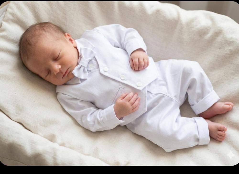 Roupa de Festa para Bebê Menino - Look Elegante Sob Medida