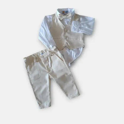 Roupa de Festa para Bebê Menino - Look Elegante Sob Medida