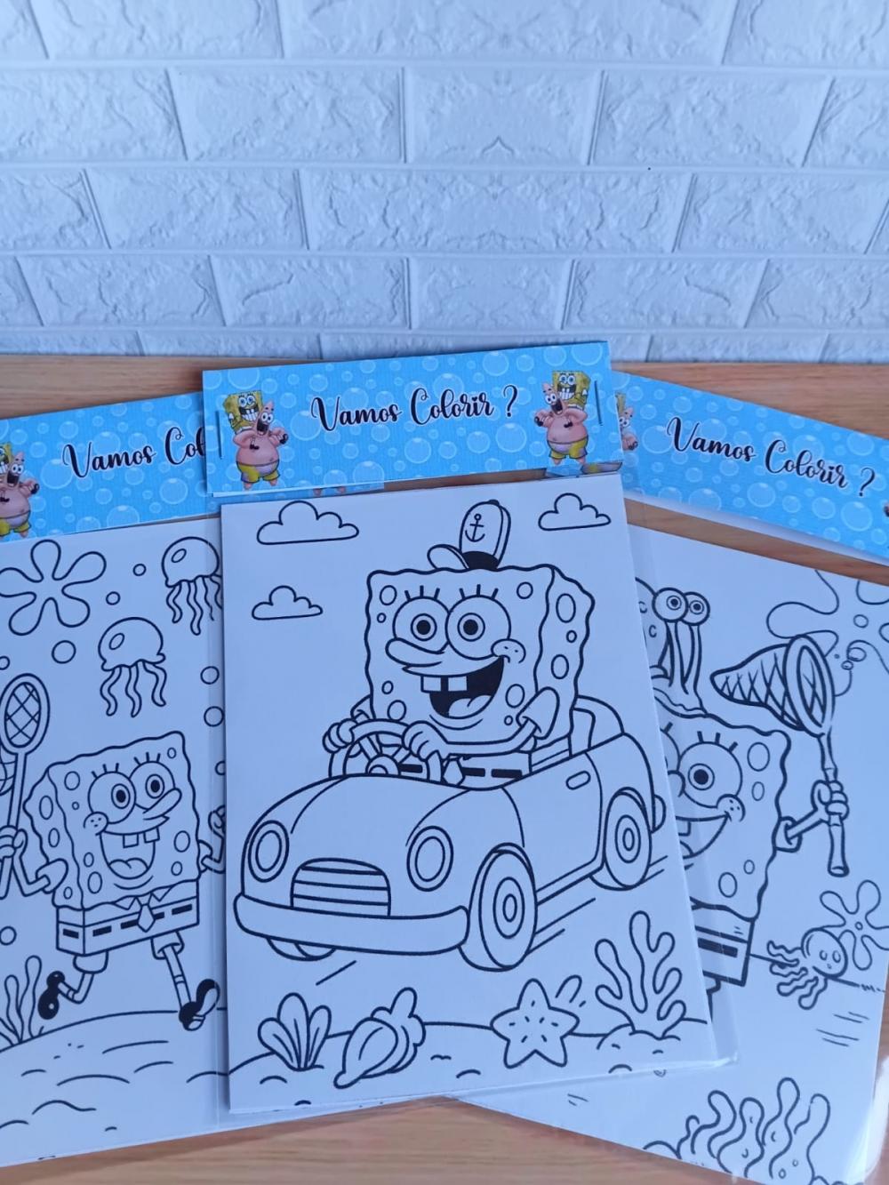 Kit Colorir Personalizado - Lembrancinha de Festa