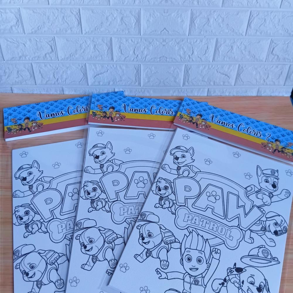 Kit Colorir Personalizado - Lembrancinha de Festa