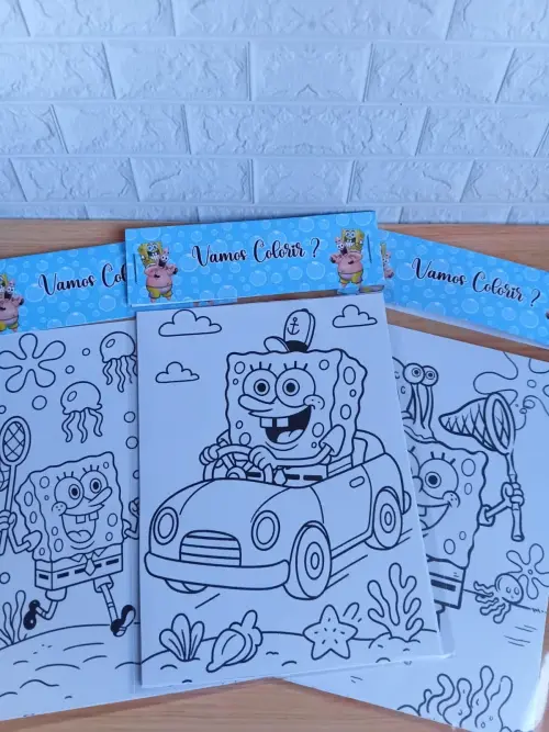 Kit Colorir Personalizado - Lembrancinha de Festa