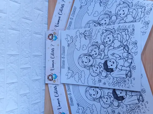 Kit Colorir Personalizado - Lembrancinha de Festa -