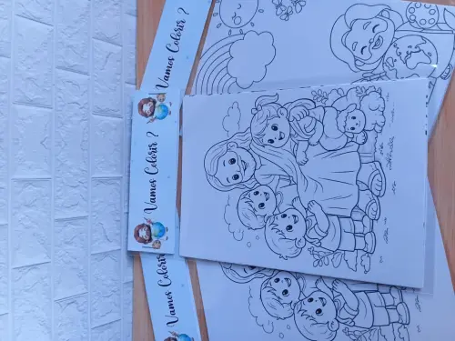 Kit Colorir Personalizado - Lembrancinha de Festa -