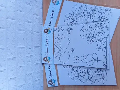 Kit Colorir Personalizado - Lembrancinha de Festa -