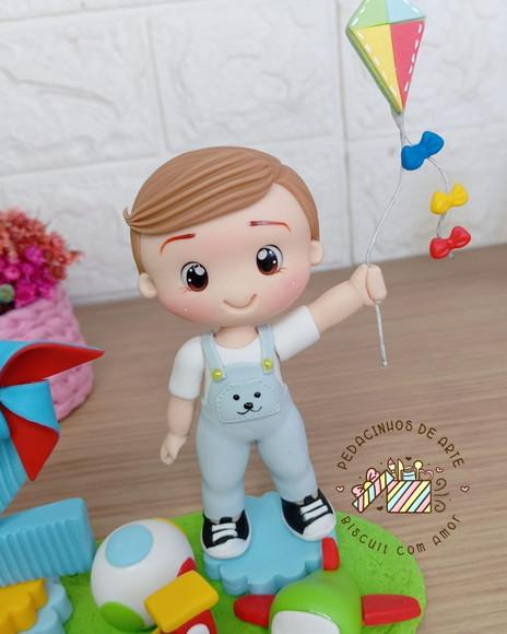 Topo de Bolo Cenário Brinquedos