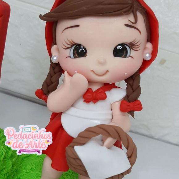 Topo de Bolo Personalizado Chapeuzinho Vermelho