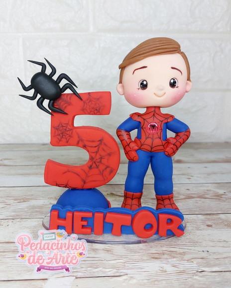 Topo de Bolo Personalizado Homem Aranha