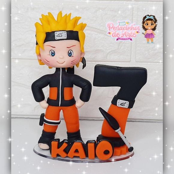 Topo de Bolo Personalizado Naruto