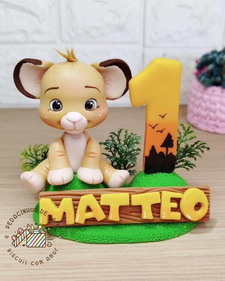 Topo de Bolo Rei Leão
