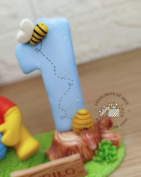 Topo de Bolo Ursinho Pooh