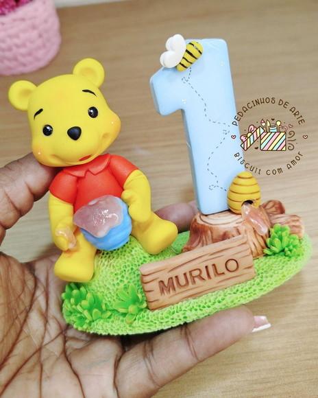 Topo de Bolo Ursinho Pooh