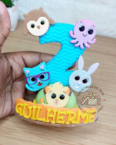 Vela Biscuit Bolofofos Menino