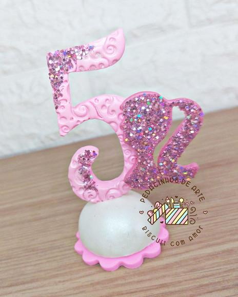 Vela Biscuit Topo de Bolo Barbie