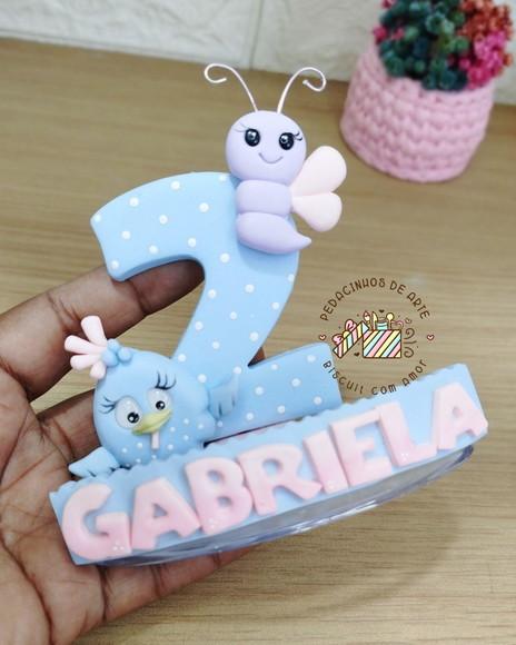 Vela Biscuit Topo de Bolo Galinha Pintadinha