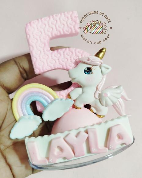 Vela Biscuit Unicórnio