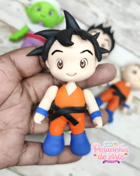 Mini Topo de Bolo Personalizado Dragon Ball