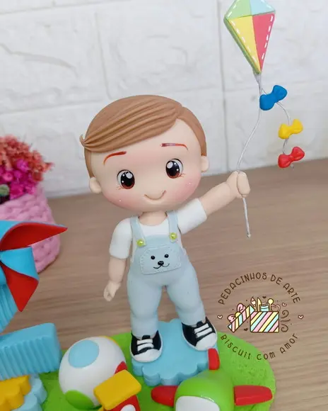 Topo de Bolo Cenário Brinquedos